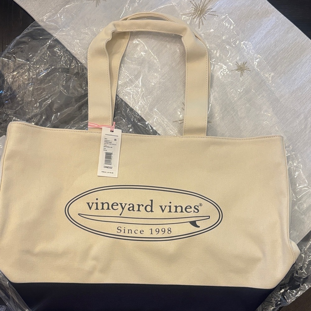 Vineyard Vines Canvas Tote Bag